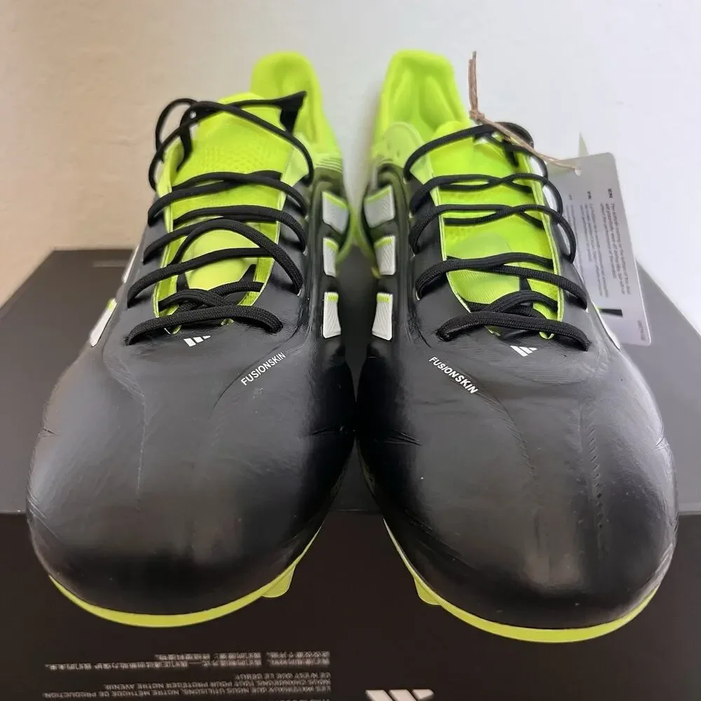 Adidas Copa Pure 3 Elite FG Black White Green Soccer Cleat JH6304 Men Size 9